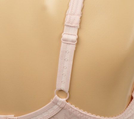 Barely Breezies Set of 2 Microfiber and Lace Support Bras