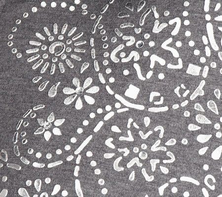 Susan Graver Ponte Knit Embellished Jacket & Pants Set - Regular