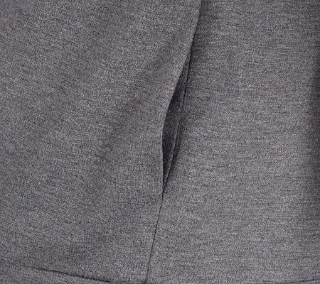 Susan Graver Ponte Knit Embellished Jacket & Pants Set - Regular