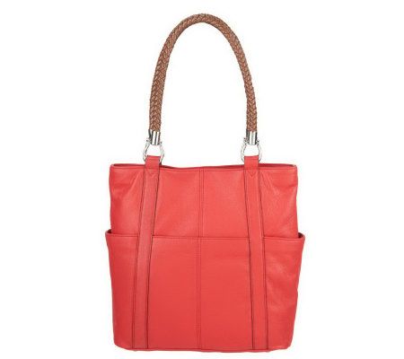 Tignanello Pebble Leather Brilliant Braid Tote Bag - A224148