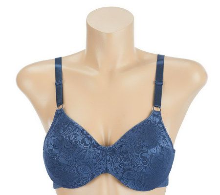 Breezies Full Support Modern Jacquard Lace Bra - A225948