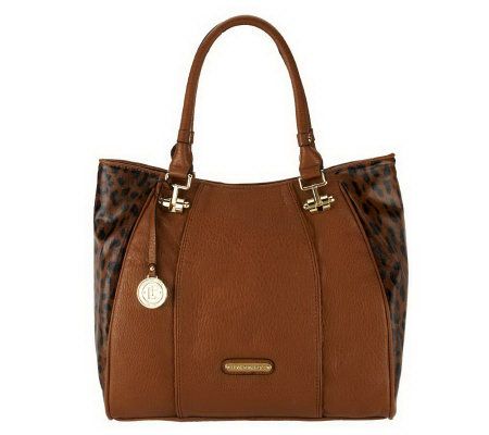 London Fog Radnor Tote with Goldtone Hardware - A226548