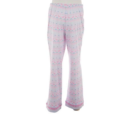 SleepIn by BedHead PJs Fair Isle Notch Collar Pajama Set