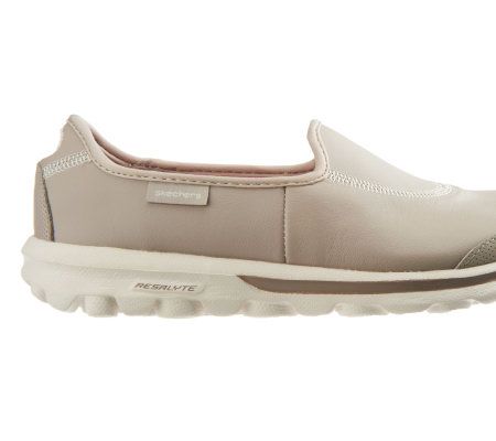 Skechers GOwalk Undercover Leather Slip-on Shoes