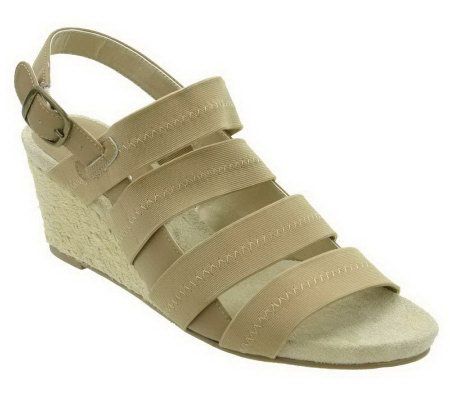 David Tate Allie Wedge Sandals - A328448