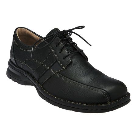 Clarks Mens Espace Leather Lace Up Shoes - A178549