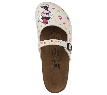 Birkis Disney Mickey & Minnie Kisses Adj. Strap Clogs