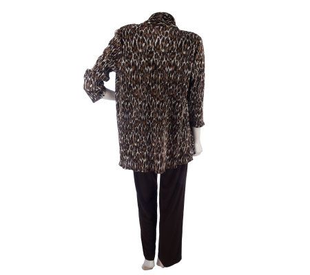 EffortlessStyle by Citiknits 3pc Jacket, Pants and Tank Set