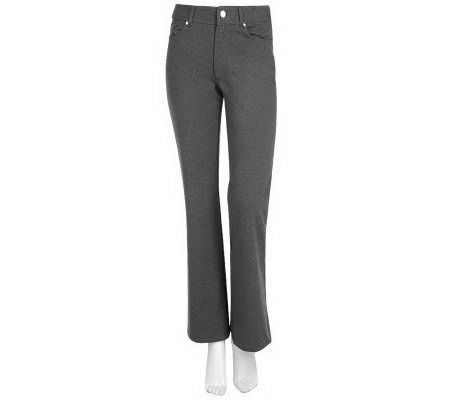 Women with Control Petite Fly Front Bootcut Pants - A211749