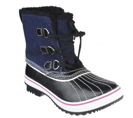 Skechers Canvas Short Lace-up Boots - A213349
