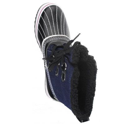 Skechers Canvas Short Lace-up Boots