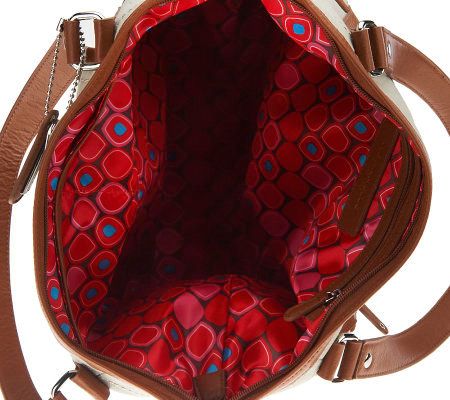 Tignanello Canvas Tote Bag with Pouch