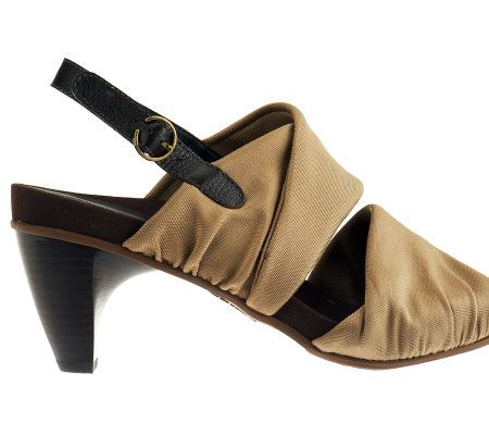 Aetrex Essence Jamie Heeled Sandals with Backstraps