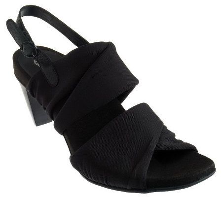 Aetrex Essence Jamie Heeled Sandals with Backstraps - A230449