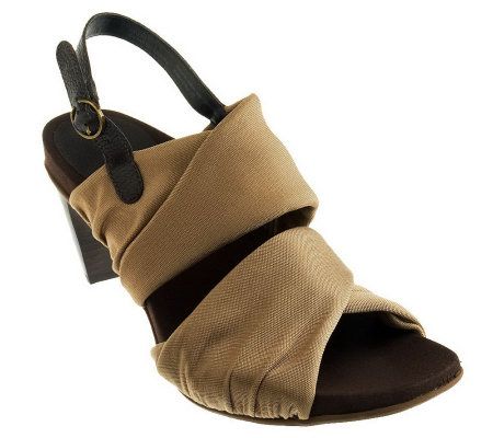 Aetrex Essence Jamie Heeled Sandals with Backstraps - A230449