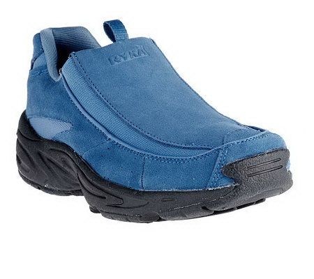 Ryka Suede Slip-on Walking Shoes w/Cushioning System - A52949