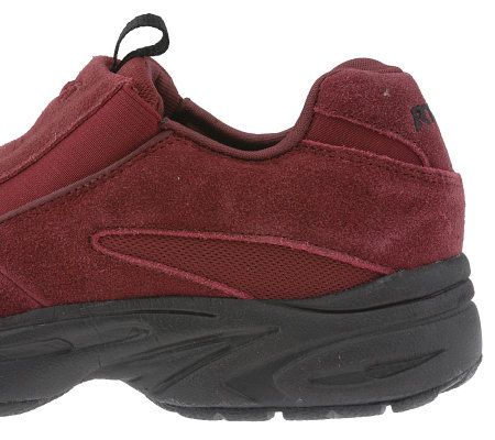 Ryka Suede Slip-on Walking Shoes w/Cushioning System