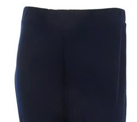 Susan Graver Liquid Knit Elastic Waist Regular Pants