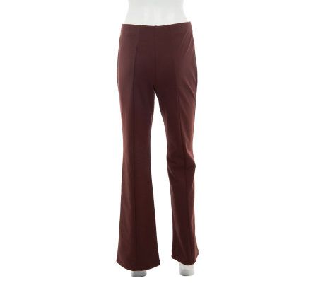 Women with Control Ponte di Roma Hollywood Waist Regular Pants