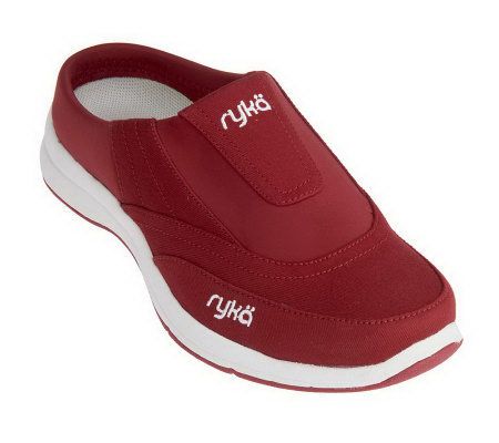 Ryka Canvas Twill & Neoprene Slip-on Clogs - A96050