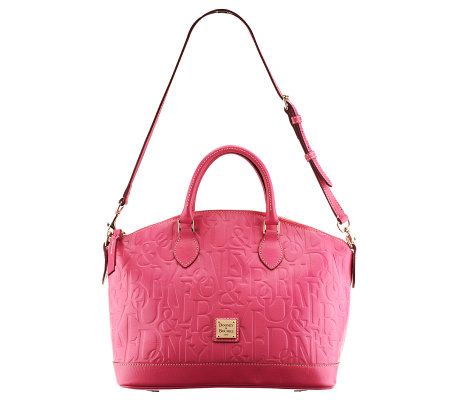 Dooney & Bourke Leather Retro Embossed Convertible Satchel