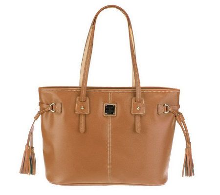 Dooney & Bourke Leather Davis Shopper with Side Tassels - A224952