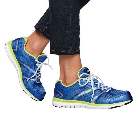 Ryka Elate Leather & Mesh Lightweight Fitness Shoes