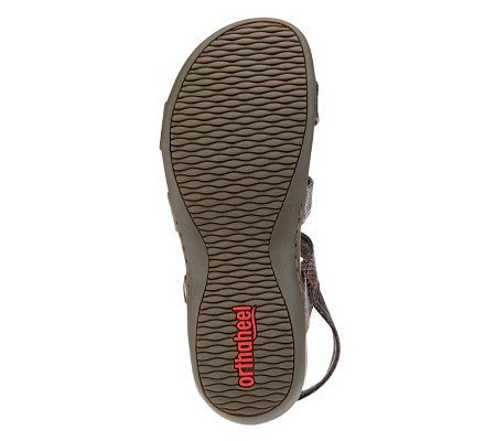 Orthaheel Yasmin II Orthotic Metallic Sandals