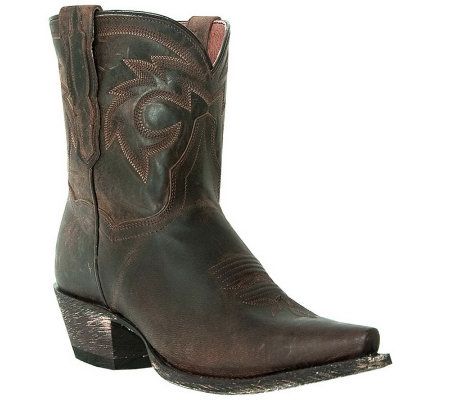 Dan Post Boots Ladies Bay Apache Goat 7 CowboyBoots - A245452