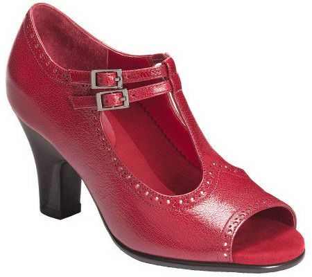 Aerosoles Ginasium T-Strap Heels - A324852