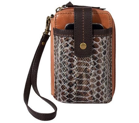 The Sak Iris Smartphone Leather Wristlet - A326152