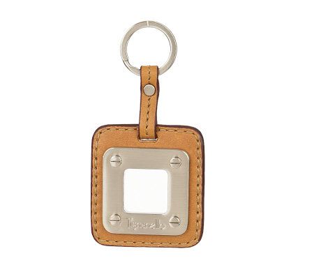 Tignanello Glove Leather Pocket Hobo w/ Braided Accent & Key Fob