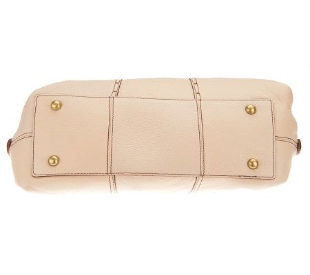 Maxx New York Pebble Leather Tote Bag with Slip Pockets