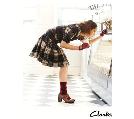 Clarks Indigo Town Club Leather Mary Janes w/ Buckle Detail