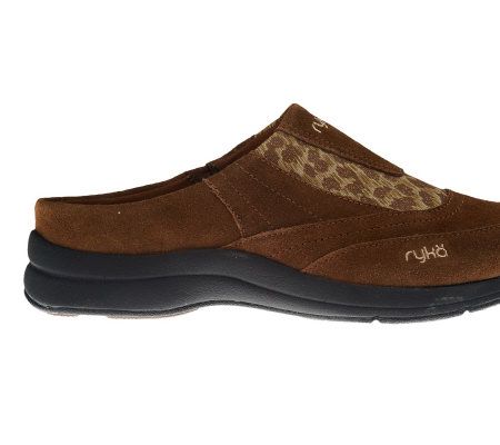 Ryka Slip-on Clog with Animal Print Detail