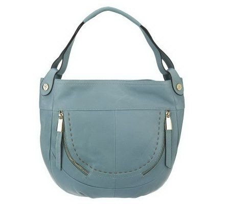 B. Makowsky Glove Leather Large Hobo Bag - A230954