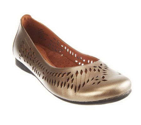 Cobb Hill by New Balance Esme Leather Ballet Flats - A233354