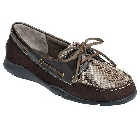 Aerosoles Volocity Lace Up Leather Boat Shoes - A326854