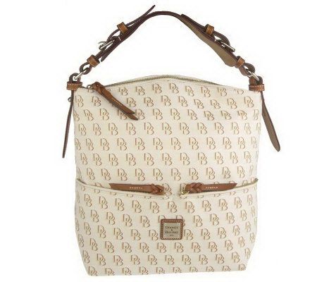 Dooney & Bourke Shadow Signature Medium Zipper Pocket Sac - A218255