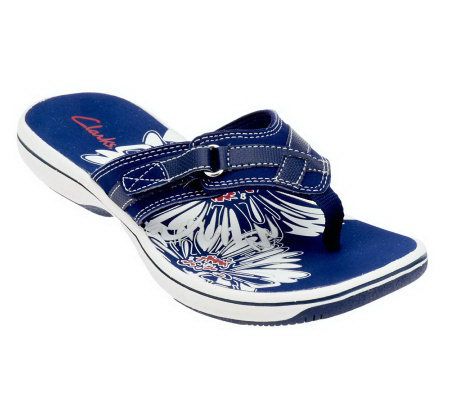 Clarks Breeze Sea Adjustable Sport Thong Sandals - A232655
