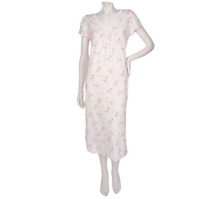 Carole Hochman Sweet Honeysuckle Flutter Sleeve Gown - A96055