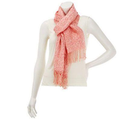 Isaac Mizrahi Live! Leopard Print Pashmina - A220856