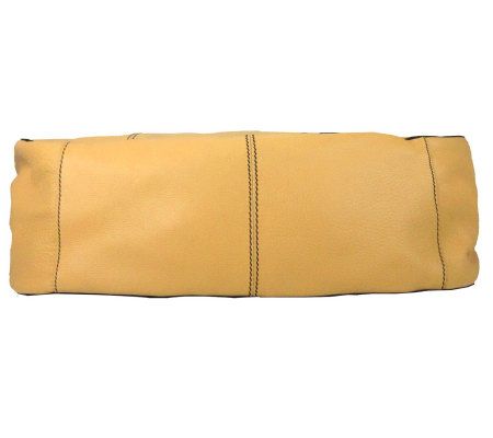 orYANY Leather Katie Flap Front Hobo Bag