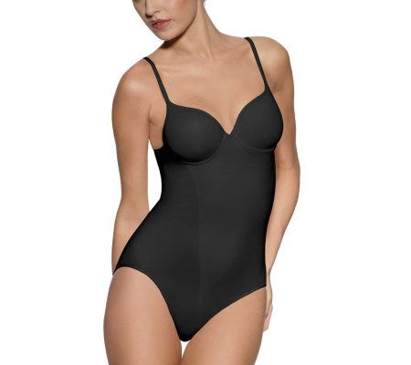 Bali Comfort Shape Seamless Bodysuit with Built-in Bra - A233156