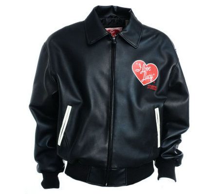 Excelled Ladies I Love Lucy Faux LeatherJacket - A246156