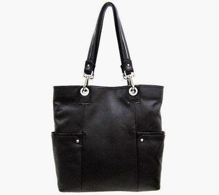 Perlina Sharon Leather Tote Handbag - A325456