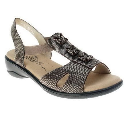 Fly Flot Style Standup Leather Sandals - A328656