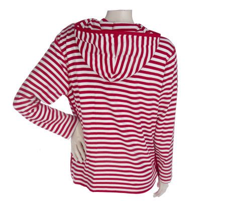 Sport Savvy Stretch Hooded Jacket, T-shirt, and Capri Pants