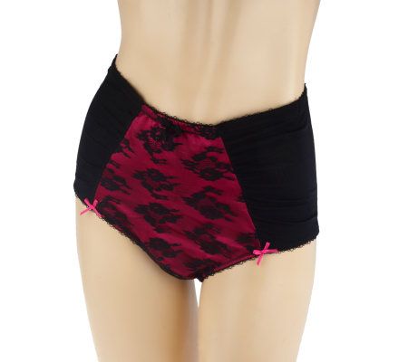 AngelLove Satin and Lace Light Control Brief With UltimAir - A203857