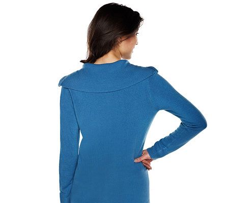 Susan Graver Plush Knit Sweater and Pants Set